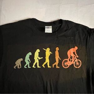 Evolution Bike‎ Biking Cycling Sport Short Sleeve black medium